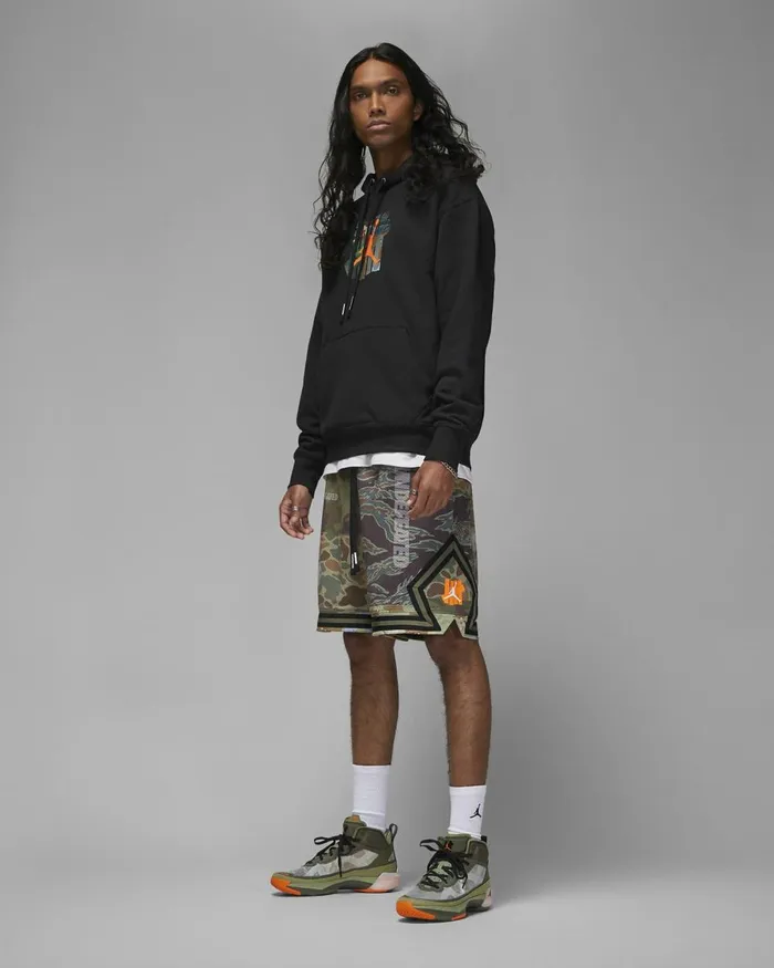 Men Nike Hoodies And Sweatshirts Jordan X UNDEFEATED Black