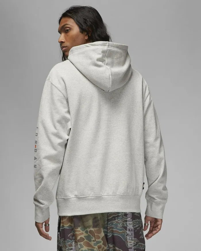 Men Nike Hoodies And Sweatshirts Jordan X UNDEFEATED Grey Heather