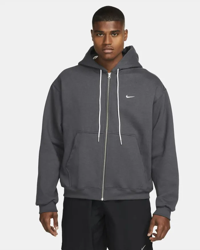 Men Nike Hoodies And Sweatshirts Made In The USA Dark Smoke Greywhite