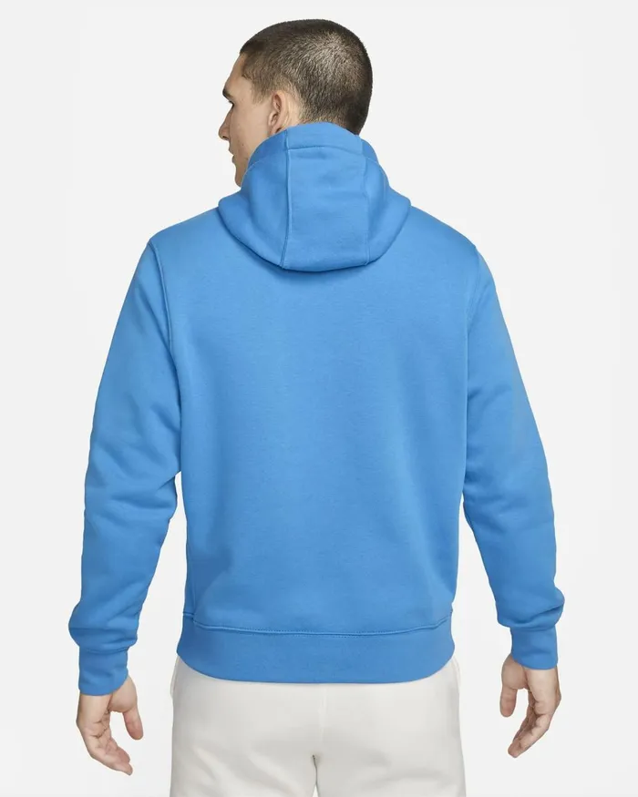 Men Nike Hoodies And Sweatshirts Sportswear Standard Issue Light Photo Blue