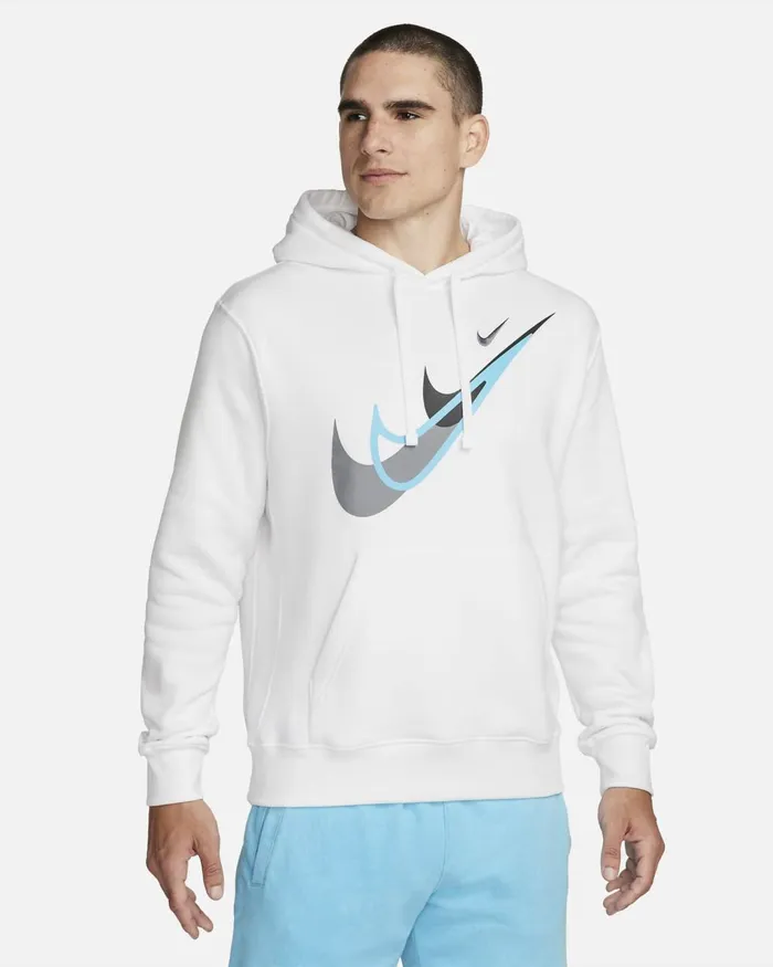 Men Nike Hoodies And Sweatshirts Sportswear White