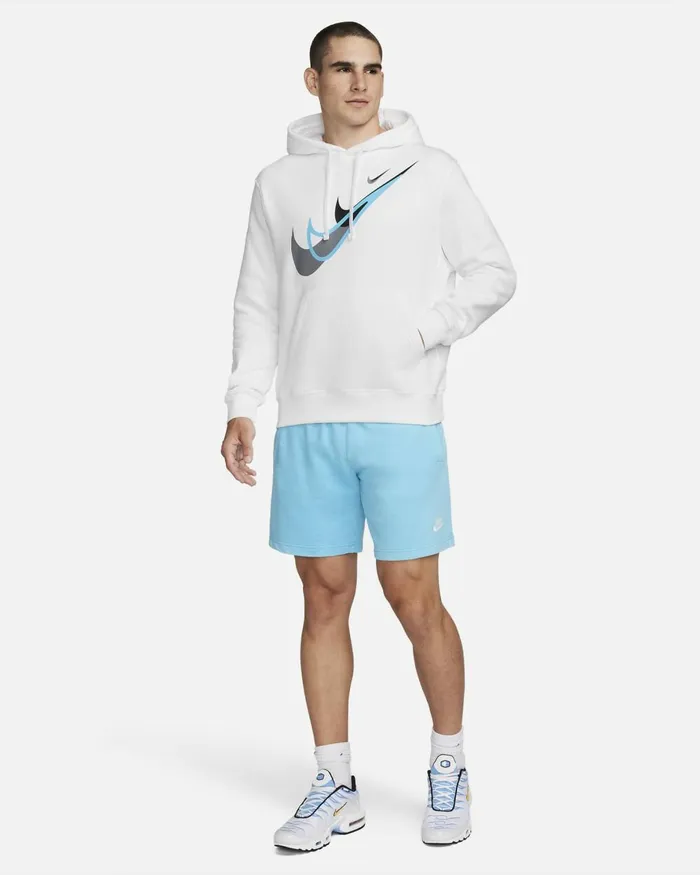 Men Nike Hoodies And Sweatshirts Sportswear White