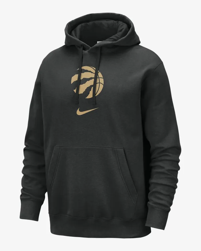Men Nike Hoodies And Sweatshirts Toronto Raptors Club Fleece City Edition Black