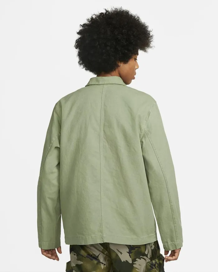 Men Nike Jackets Life Oil Greenwhite