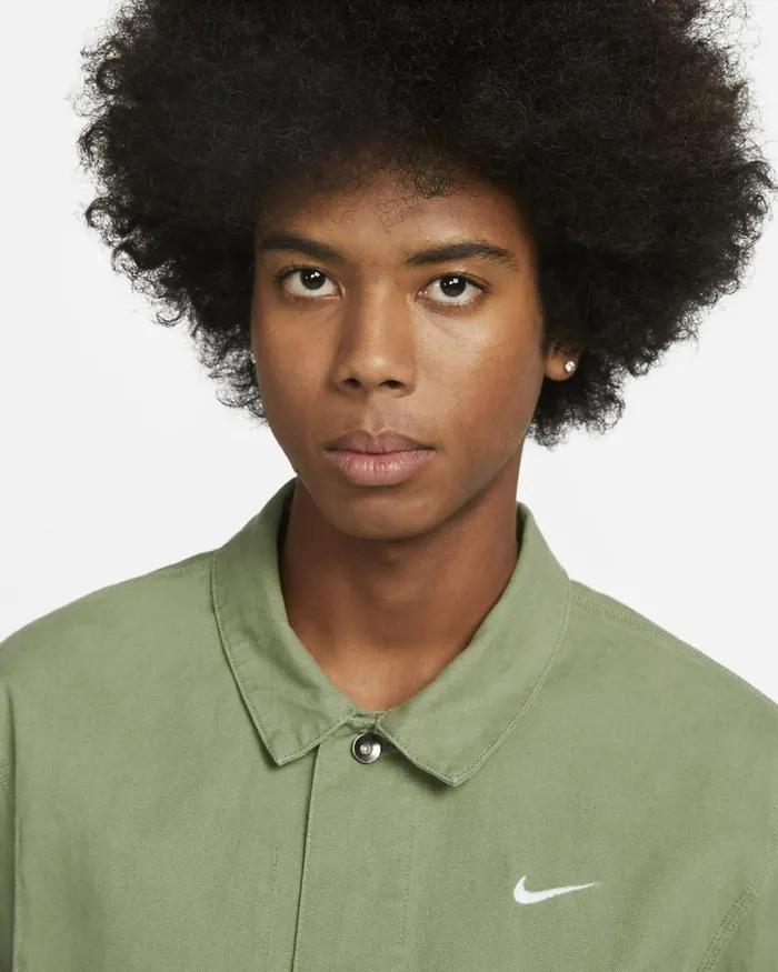 Men Nike Jackets Life Oil Greenwhite