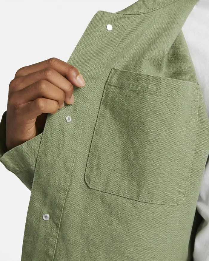 Men Nike Jackets Life Oil Greenwhite