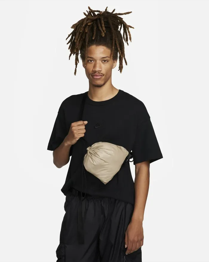 Men Nike Jackets Sportswear Tech Woven Khakiblack