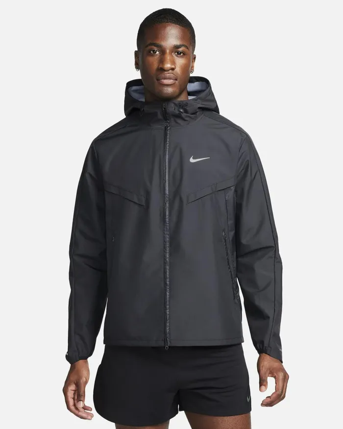 Men Nike Jackets Windrunner Blackblack