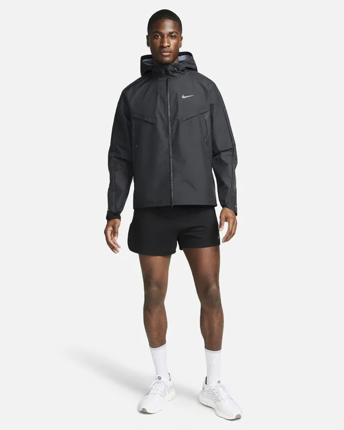 Men Nike Jackets Windrunner Blackblack