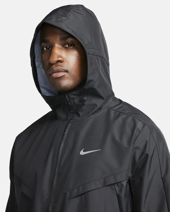Men Nike Jackets Windrunner Blackblack