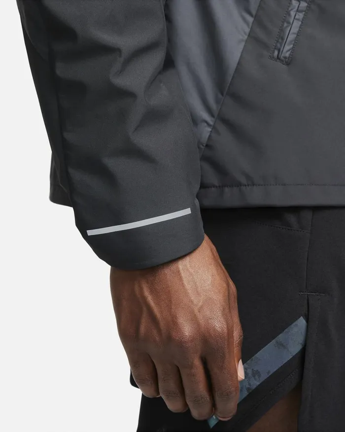 Men Nike Jackets Windrunner Blackblack