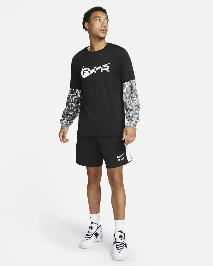 Men Nike Shorts Air Blacksummit White