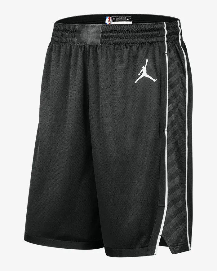 Men Nike Shorts Brooklyn Nets Statement Edition Blackpure Platinum