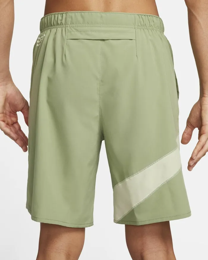 Men Nike Shorts DriFIT Challenger Oil Greensea Glassblackolive Aura