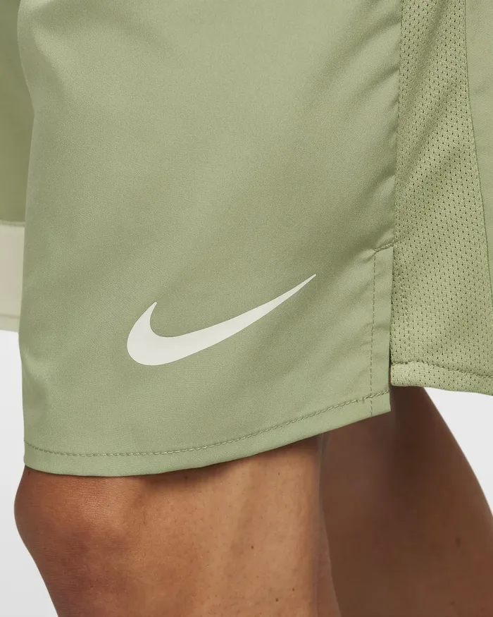 Men Nike Shorts DriFIT Challenger Oil Greensea Glassblackolive Aura