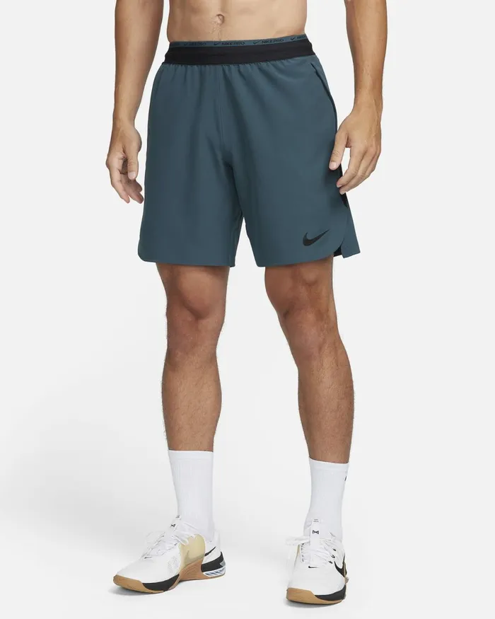 Men Nike Shorts DriFIT Flex Rep Pro Collection Deep Jungleblack