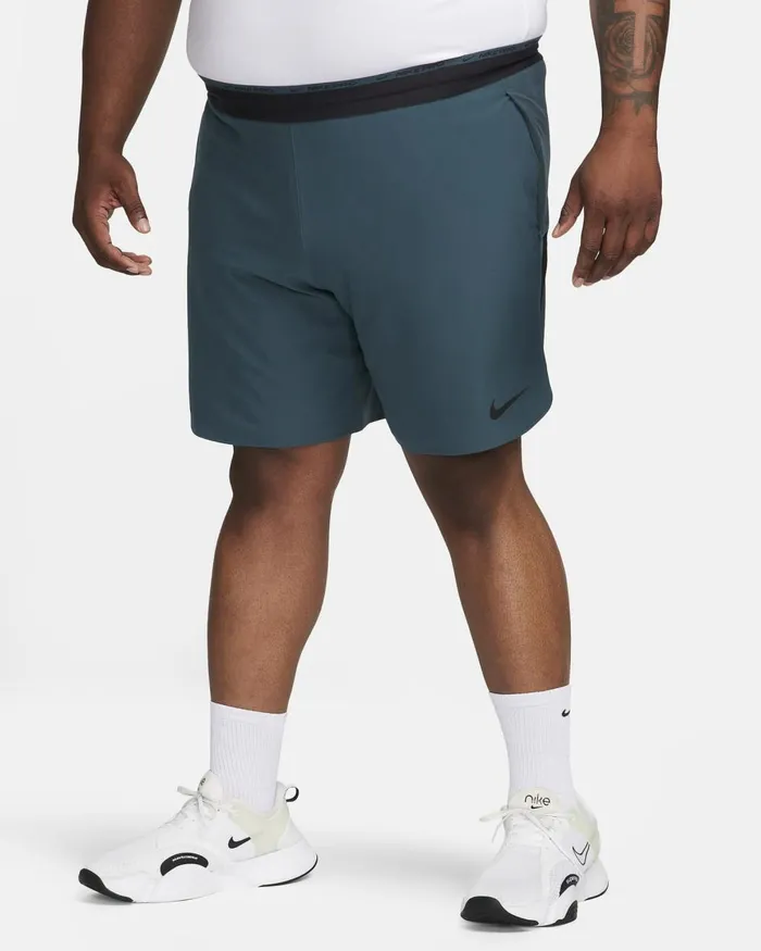 Men Nike Shorts DriFIT Flex Rep Pro Collection Deep Jungleblack