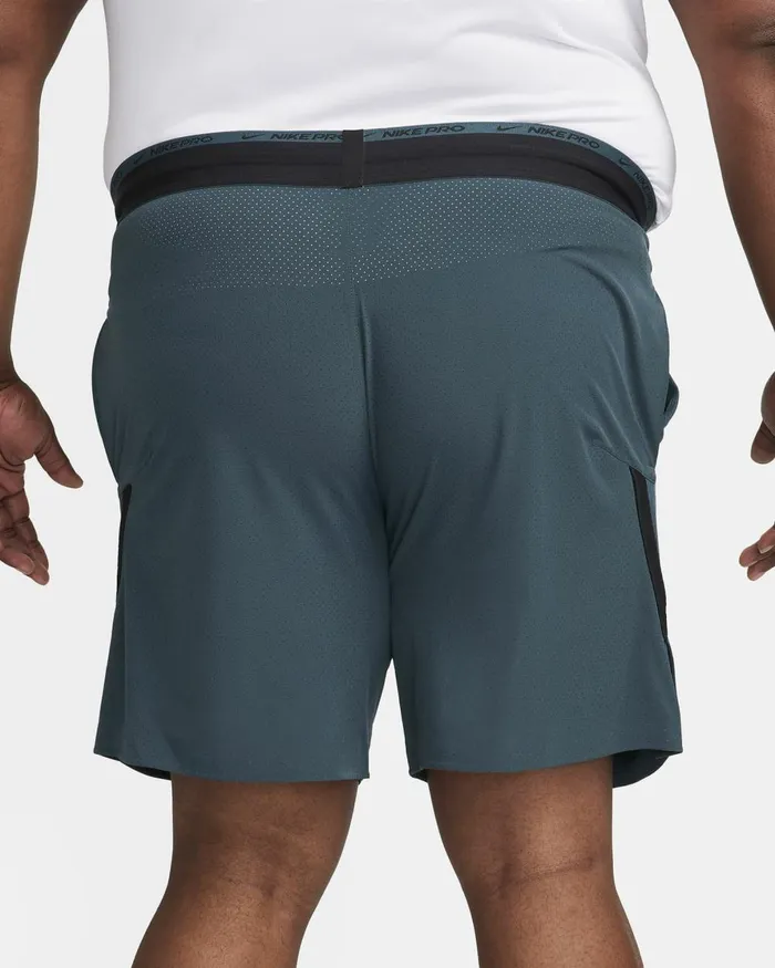 Men Nike Shorts DriFIT Flex Rep Pro Collection Deep Jungleblack