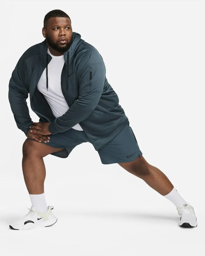 Men Nike Shorts DriFIT Flex Rep Pro Collection Deep Jungleblack