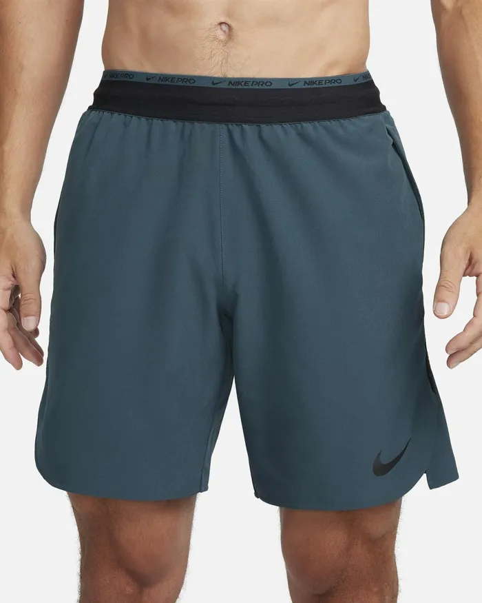 Men Nike Shorts DriFIT Flex Rep Pro Collection Deep Jungleblack