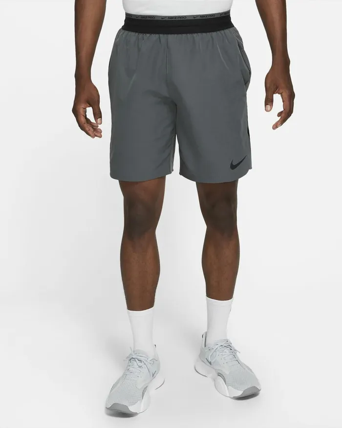 Men Nike Shorts DriFIT Flex Rep Pro Collection Iron Greyblack