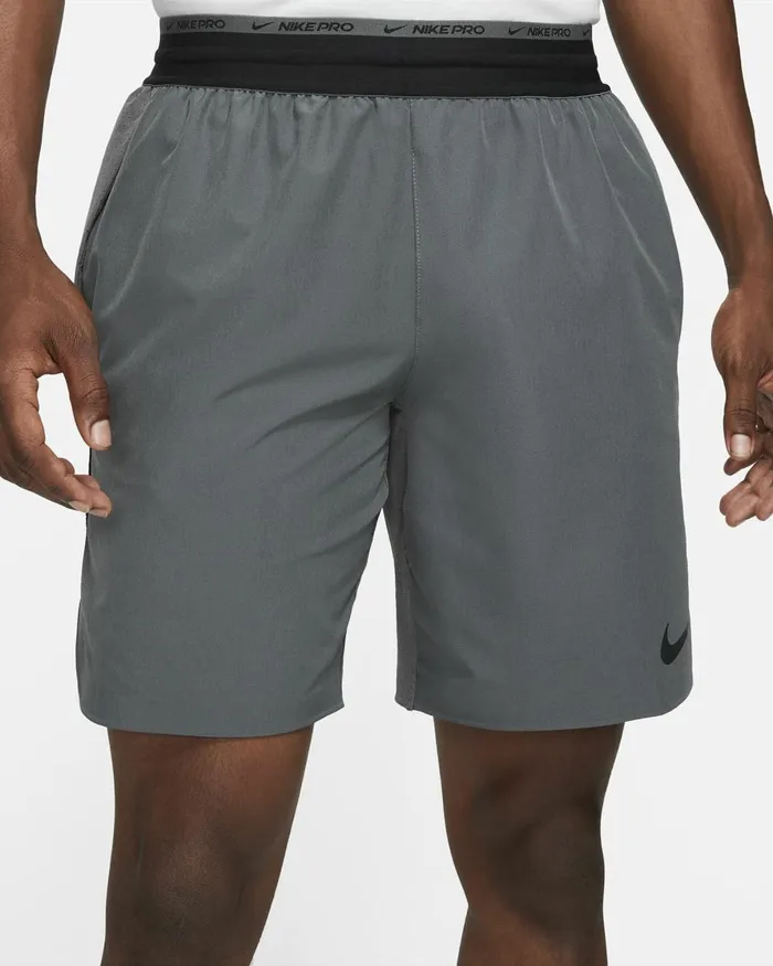Men Nike Shorts DriFIT Flex Rep Pro Collection Iron Greyblack
