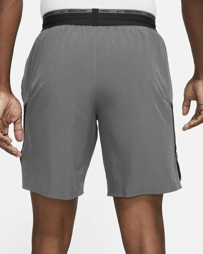 Men Nike Shorts DriFIT Flex Rep Pro Collection Iron Greyblack