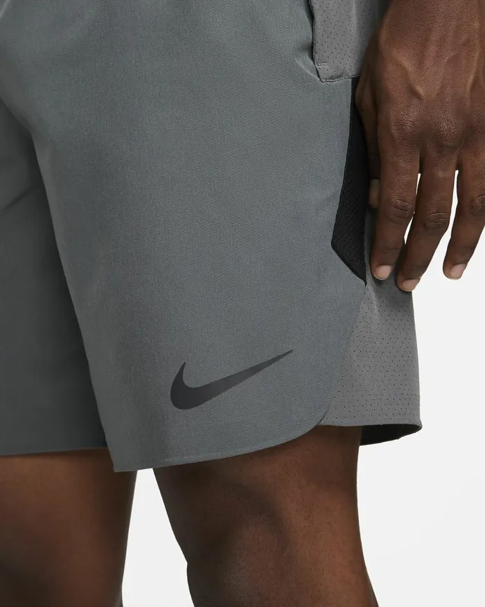 Men Nike Shorts DriFIT Flex Rep Pro Collection Iron Greyblack