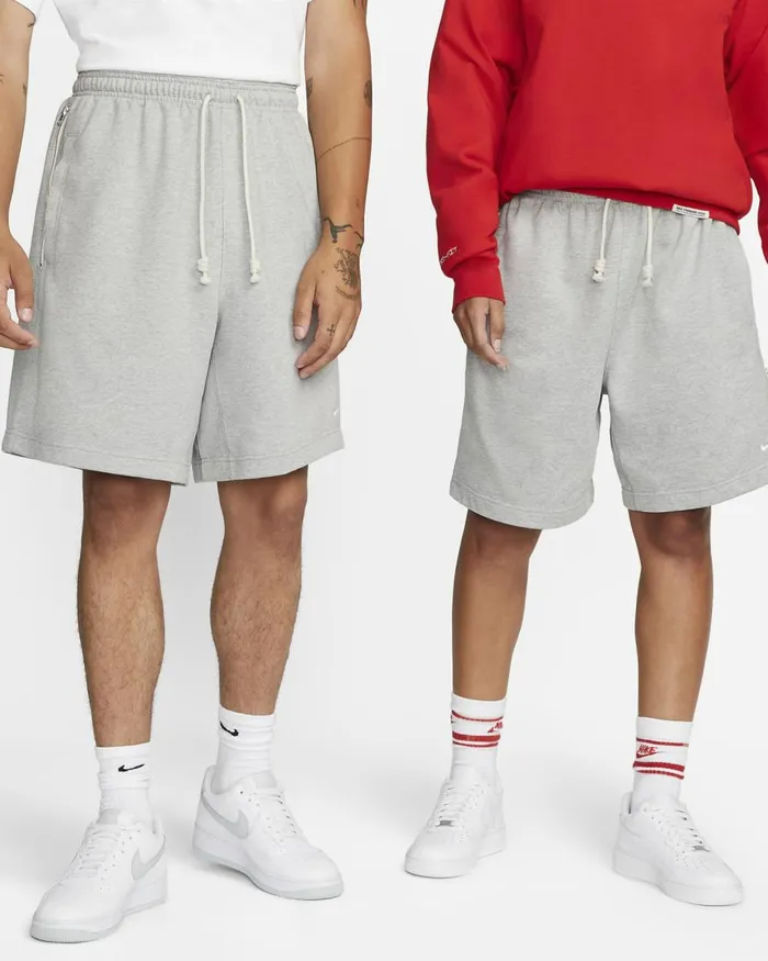 Men Nike Shorts Standard Issue Dark Grey Heatherpale Ivory
