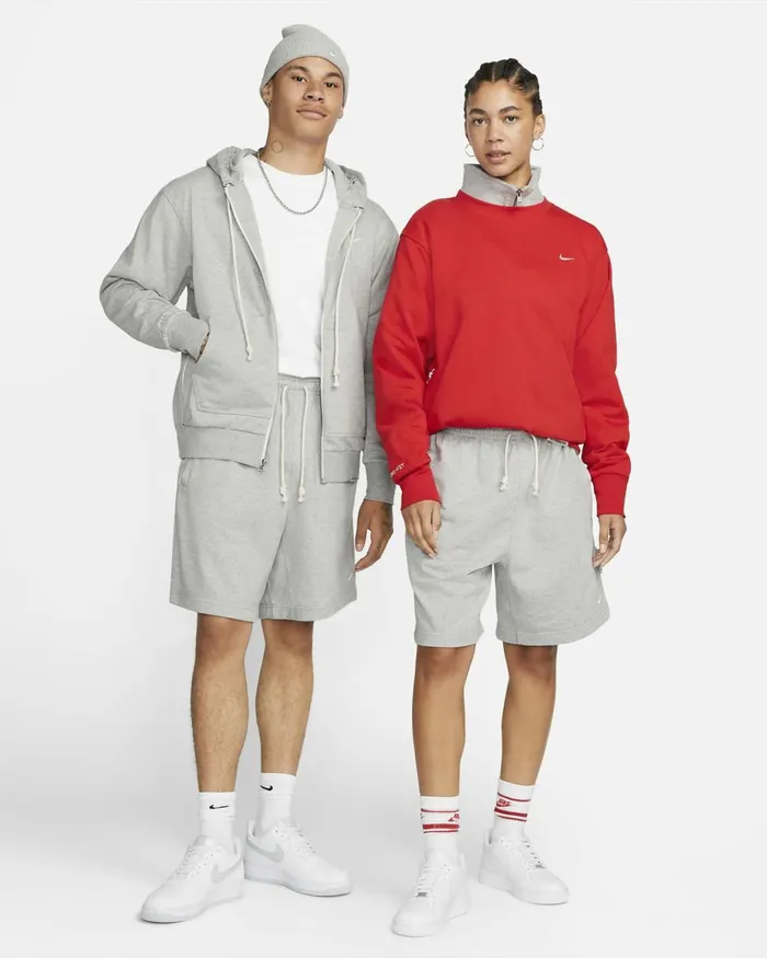 Men Nike Shorts Standard Issue Dark Grey Heatherpale Ivory
