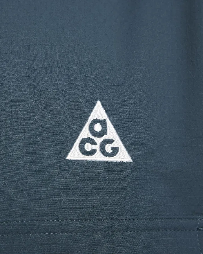 Men Nike Tops And TShirts ACG DriFIT UV 039Devastation Trail039 Deep Junglepurple Inksummit White