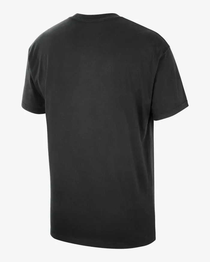 Men Nike Tops And TShirts Los Angeles Lakers Courtside Black