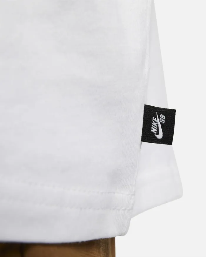 Men Nike Tops And TShirts SB White