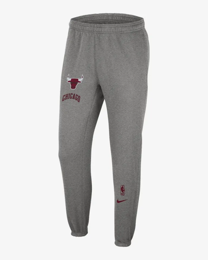 Men Nike Trousers And Tights Chicago Bulls Courtside City Edition Dark Grey Heather