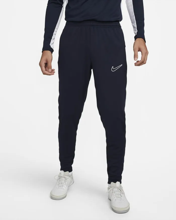 Men Nike Trousers And Tights DriFIT Academy Obsidianobsidianobsidianwhite