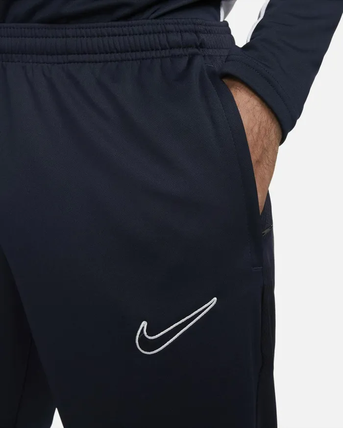 Men Nike Trousers And Tights DriFIT Academy Obsidianobsidianobsidianwhite