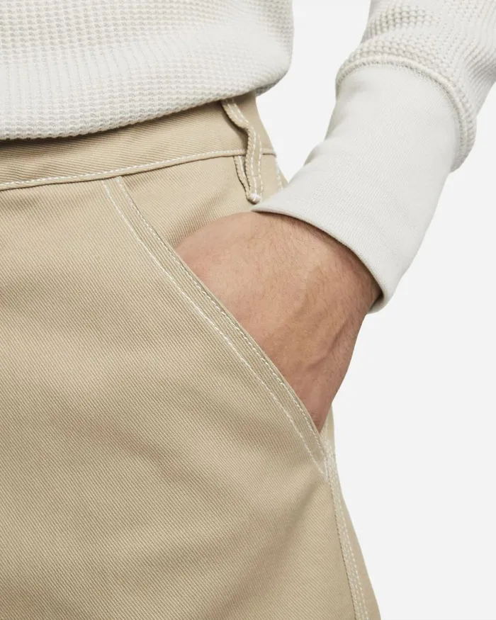 Men Nike Trousers And Tights Life Khakikhaki