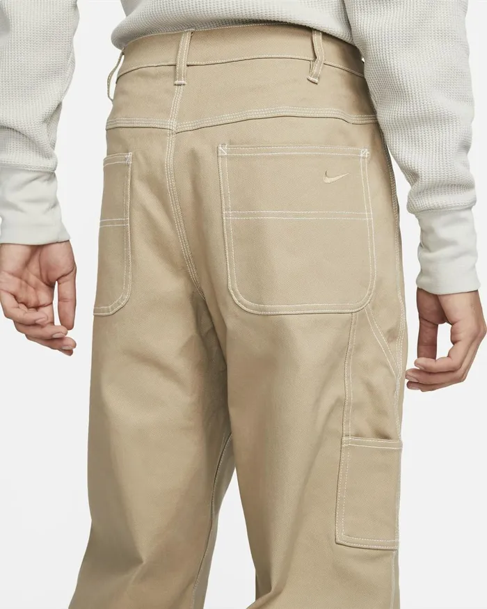 Men Nike Trousers And Tights Life Khakikhaki