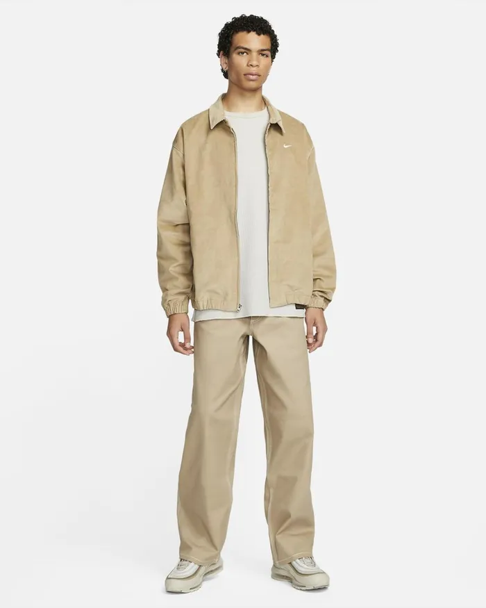 Men Nike Trousers And Tights Life Khakikhaki
