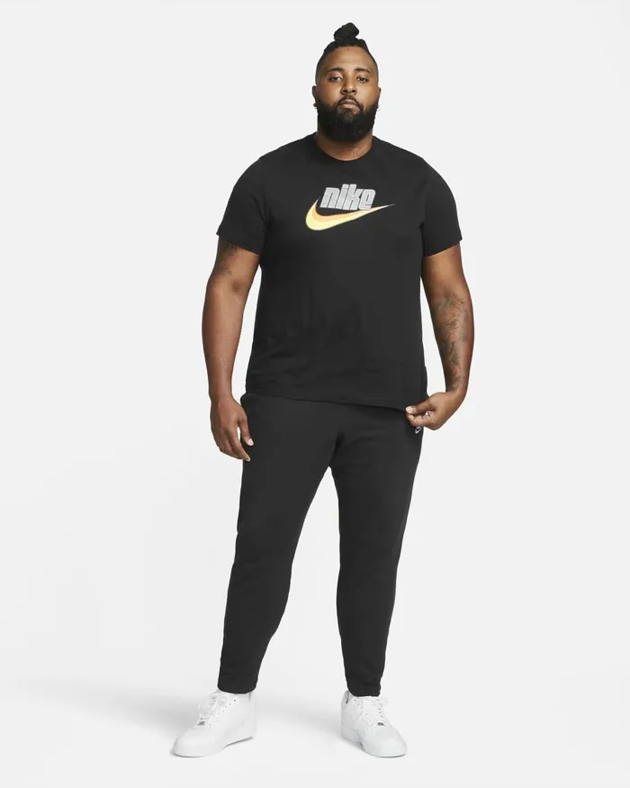 Men Nike Trousers And Tights Sportswear Club Fleece Blackblackwhite
