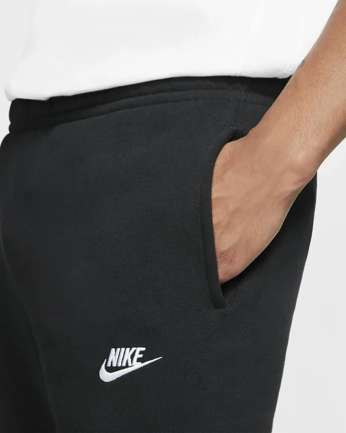 Men Nike Trousers And Tights Sportswear Club Fleece Blackblackwhite