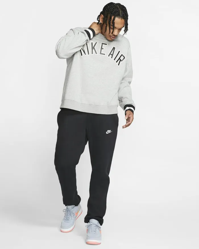 Men Nike Trousers And Tights Sportswear Club Fleece Blackblackwhite