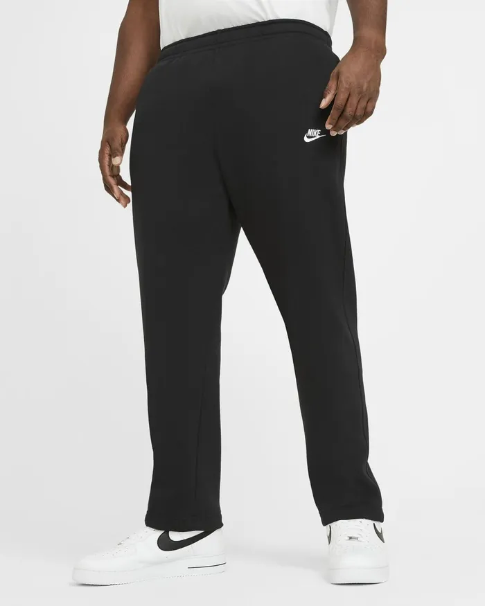 Men Nike Trousers And Tights Sportswear Club Fleece Blackblackwhite
