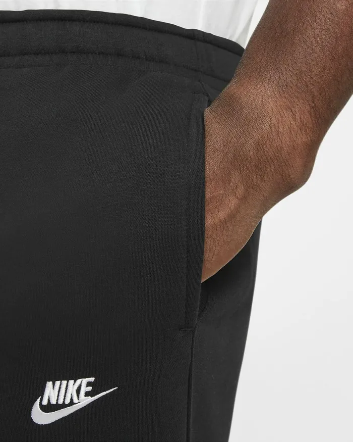Men Nike Trousers And Tights Sportswear Club Fleece Blackblackwhite
