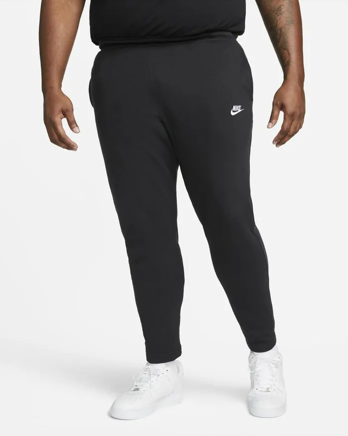 Men Nike Trousers And Tights Sportswear Club Fleece Blackblackwhite