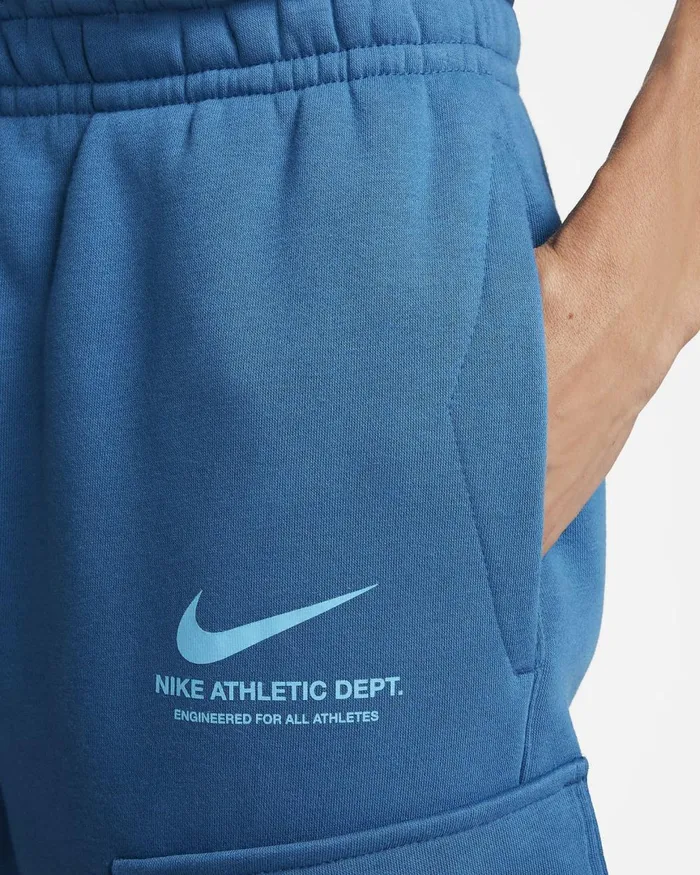 Men Nike Trousers And Tights Sportswear Industrial Blue