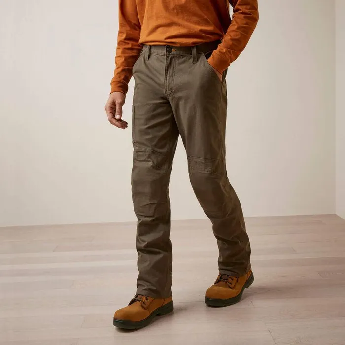 Men Pants and Shorts Ariat Rebar M5 Straight Made Tough Knee Guardian Straight Wren