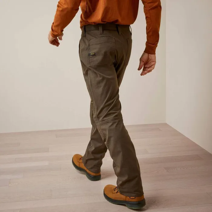 Men Pants and Shorts Ariat Rebar M5 Straight Made Tough Knee Guardian Straight Wren
