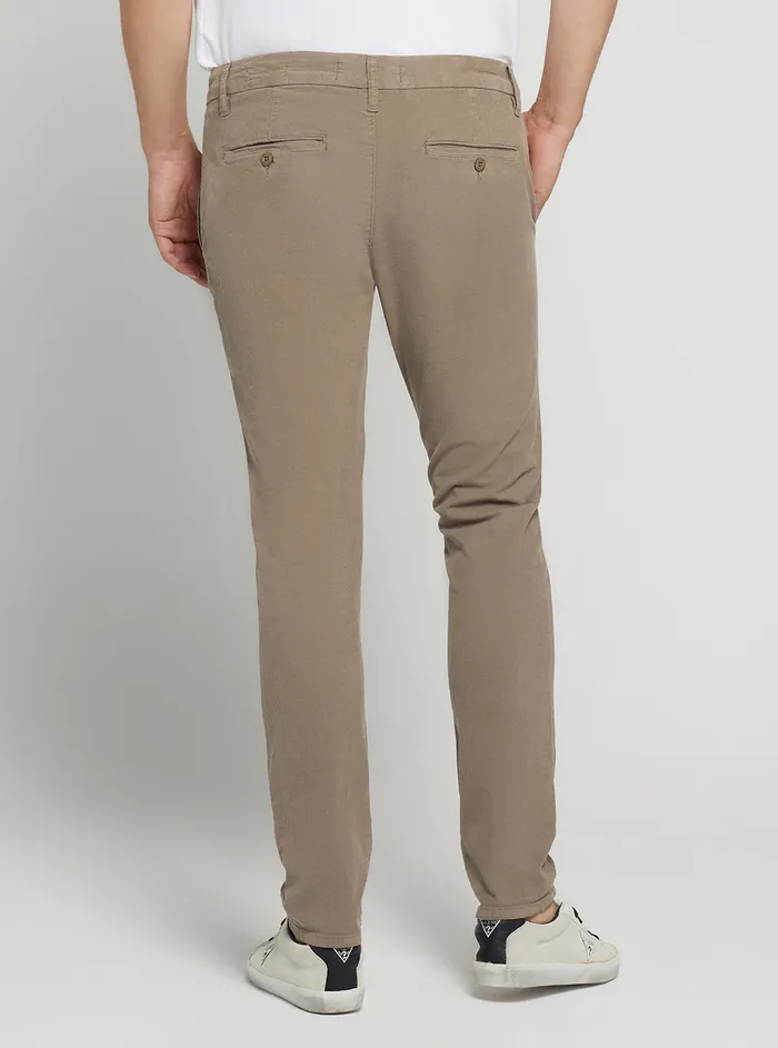 Men Pants and Shorts GUESS Eco Walnut Daniel Chino Pants