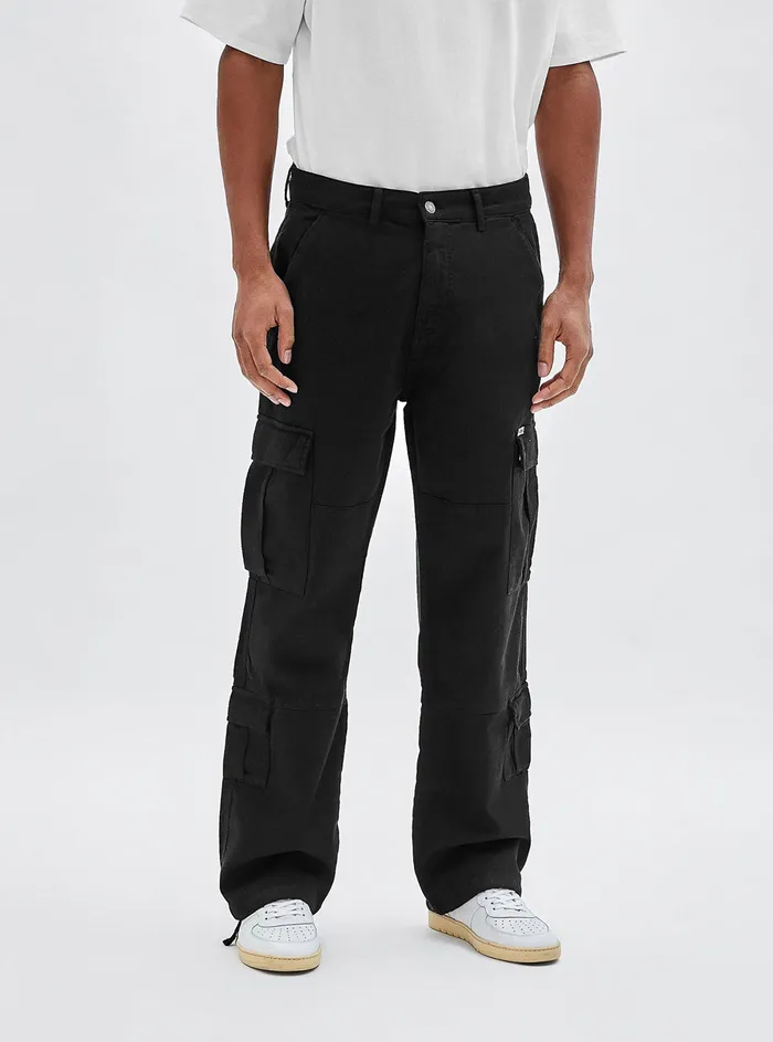 Men Pants and Shorts GUESS Guess Originals Black David Cargo Pants